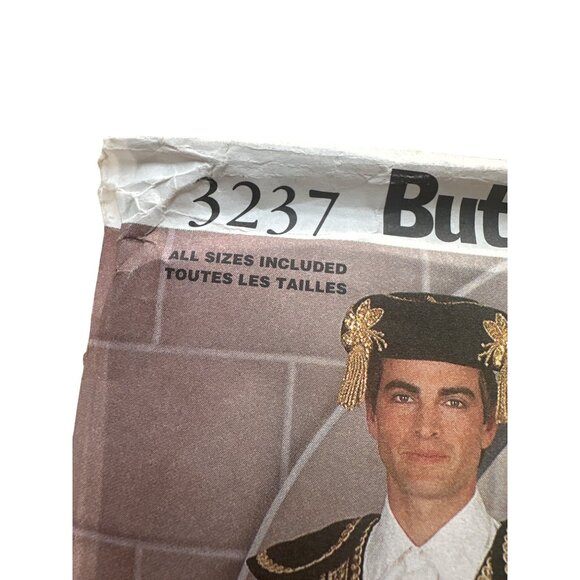 Y2K Butterick 3237 Costume Sewing Pattern Matador Flamenco Dress All Sizes UNCUT - Picture 2 of 7